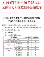 2022年云南二级建造师考试合格线，几分通过？成绩查询