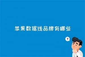 点评 苹果数据线品牌有哪些