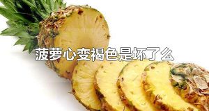 菠萝心变褐色是坏了么 菠萝心怎样避免变褐色