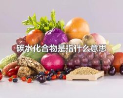 碳水化合物是指什么意思 含有碳水化合物的常见食物有哪些