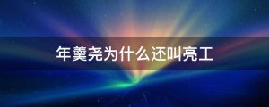 年羹尧为什么还叫亮工