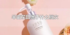 半亩花田属于什么档次 半亩花田在我国出名吗？