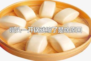 馒头一开锅就缩了是啥原因 馒头一开锅就缩了是面团没发好