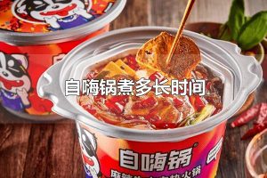 自嗨锅煮多长时间 自嗨锅煮15分钟