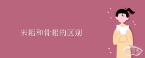 耒耜和骨耜的区别