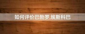如何评价巴勃罗.埃斯科巴