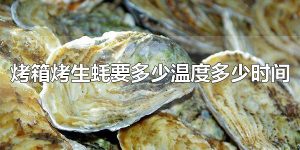 烤箱烤生蚝要多少温度多少时间 烤生蚝的口味